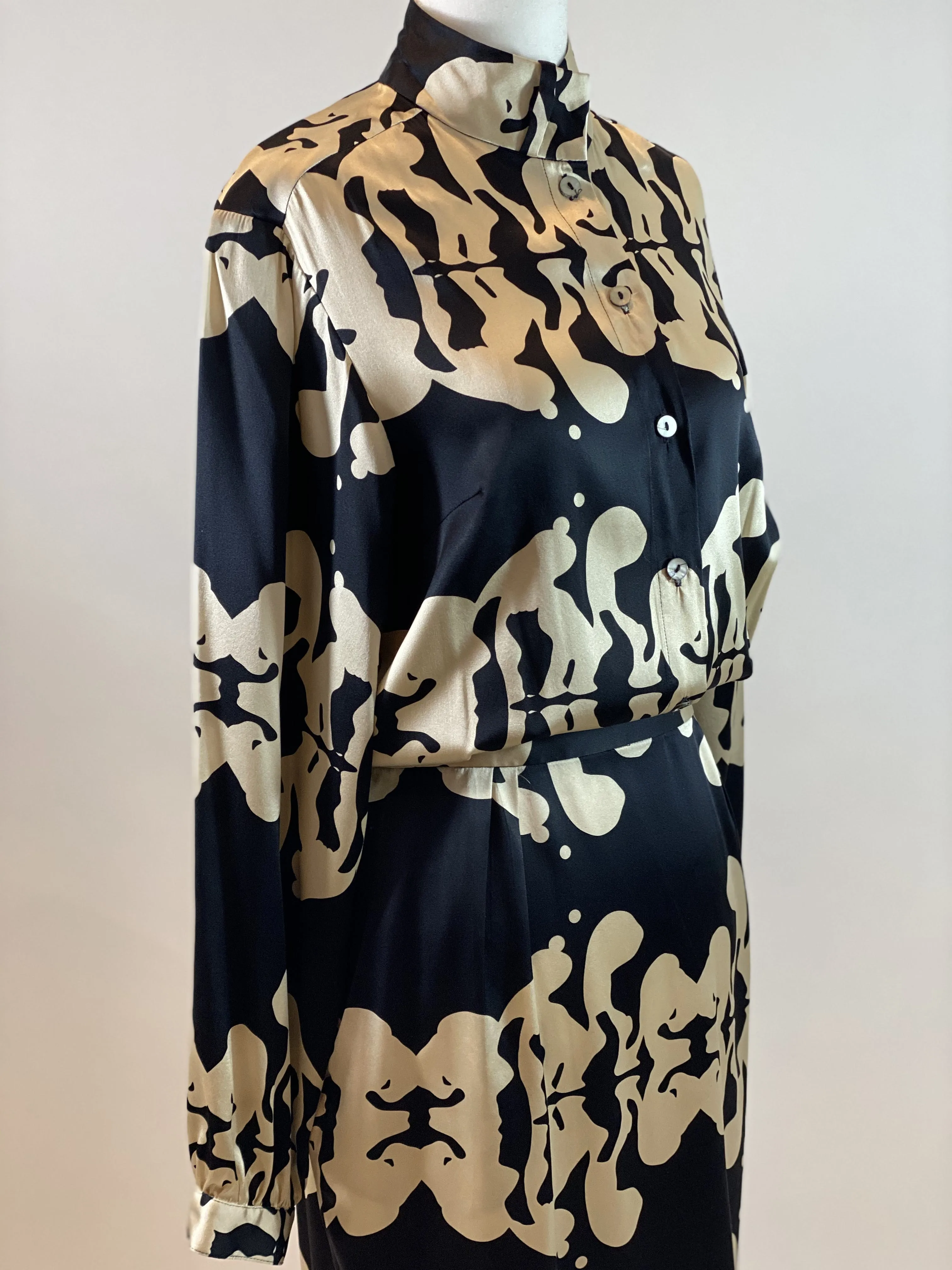 Mara Hoffman Womens Abstract Print Midi Dress from the 2000s - Stylish Bohemian Fashion