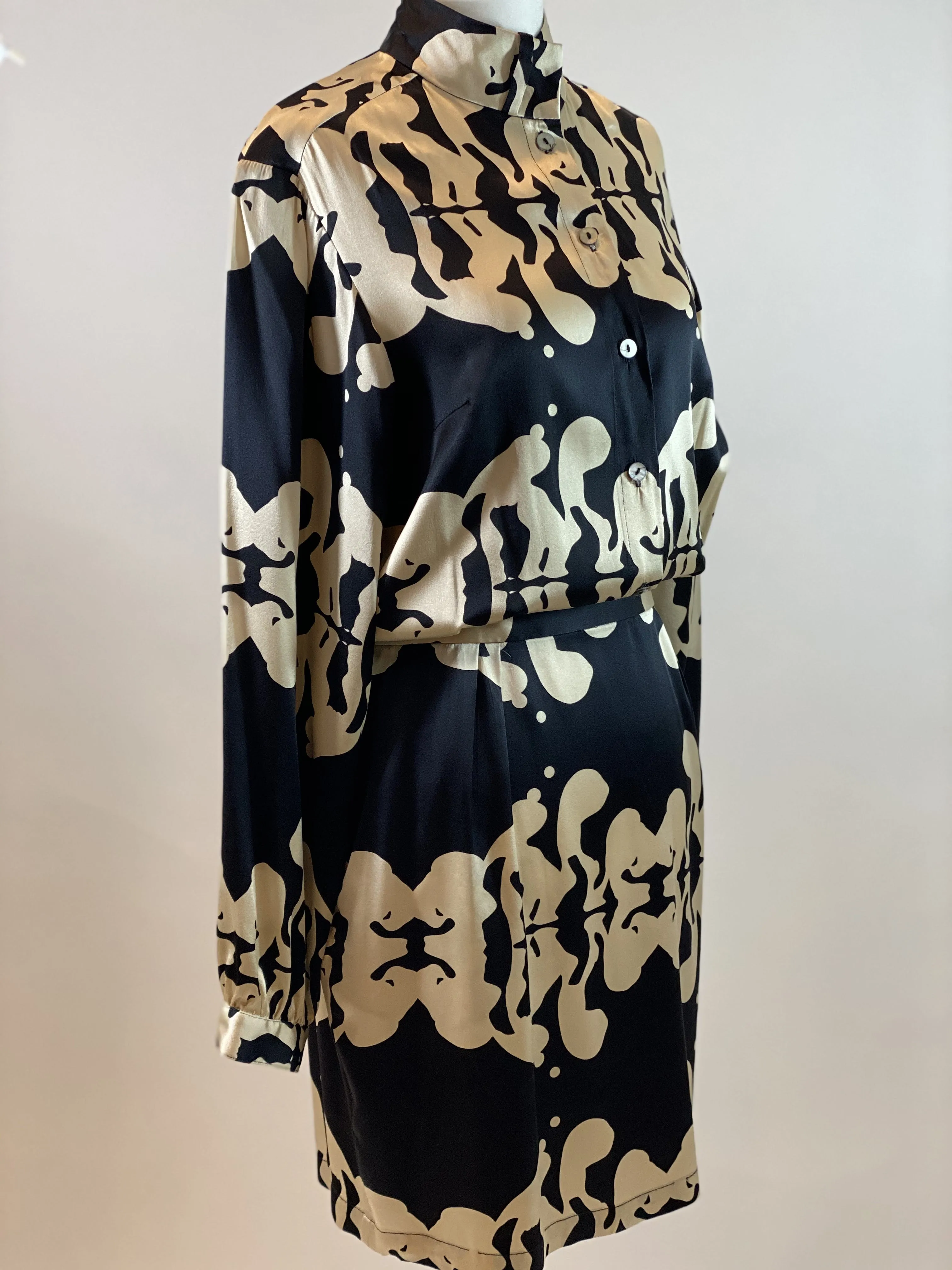 Mara Hoffman Womens Abstract Print Midi Dress from the 2000s - Stylish Bohemian Fashion