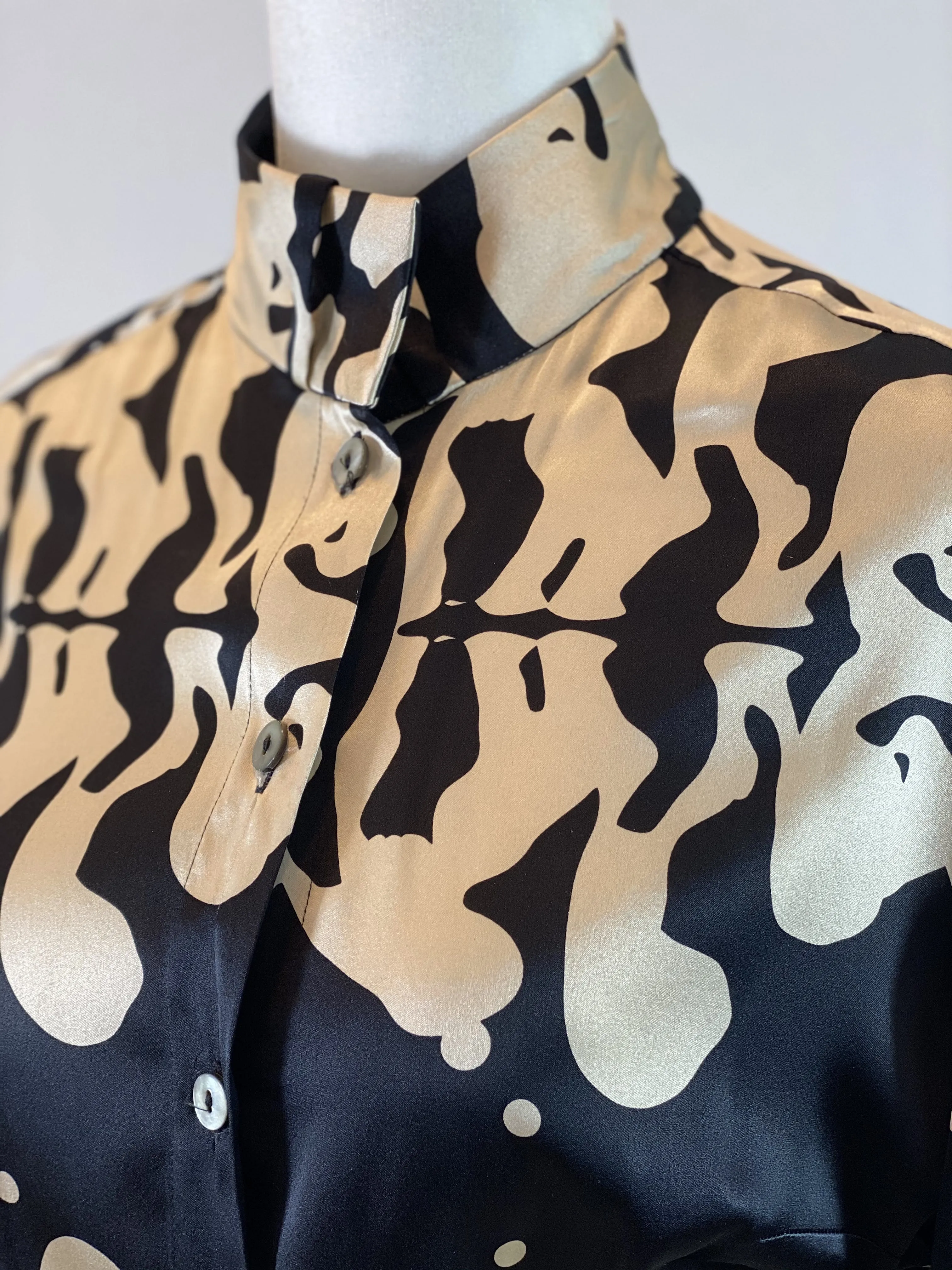 Mara Hoffman Womens Abstract Print Midi Dress from the 2000s - Stylish Bohemian Fashion
