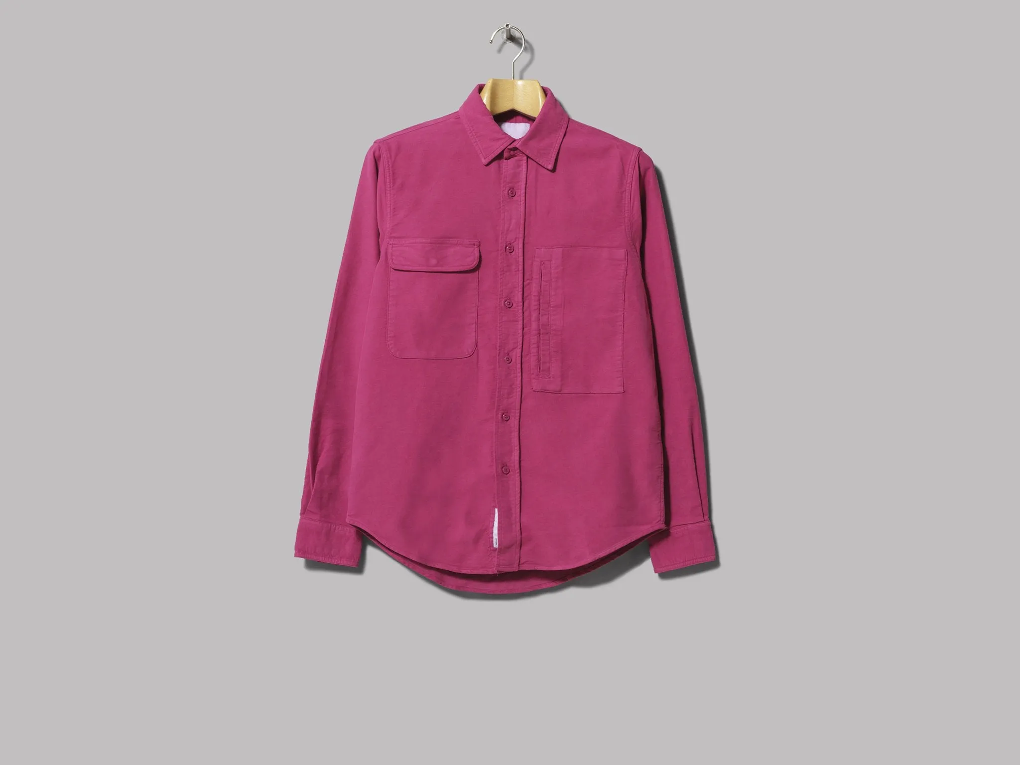 Adsum Italian Moleskin Workshirt (Magenta)