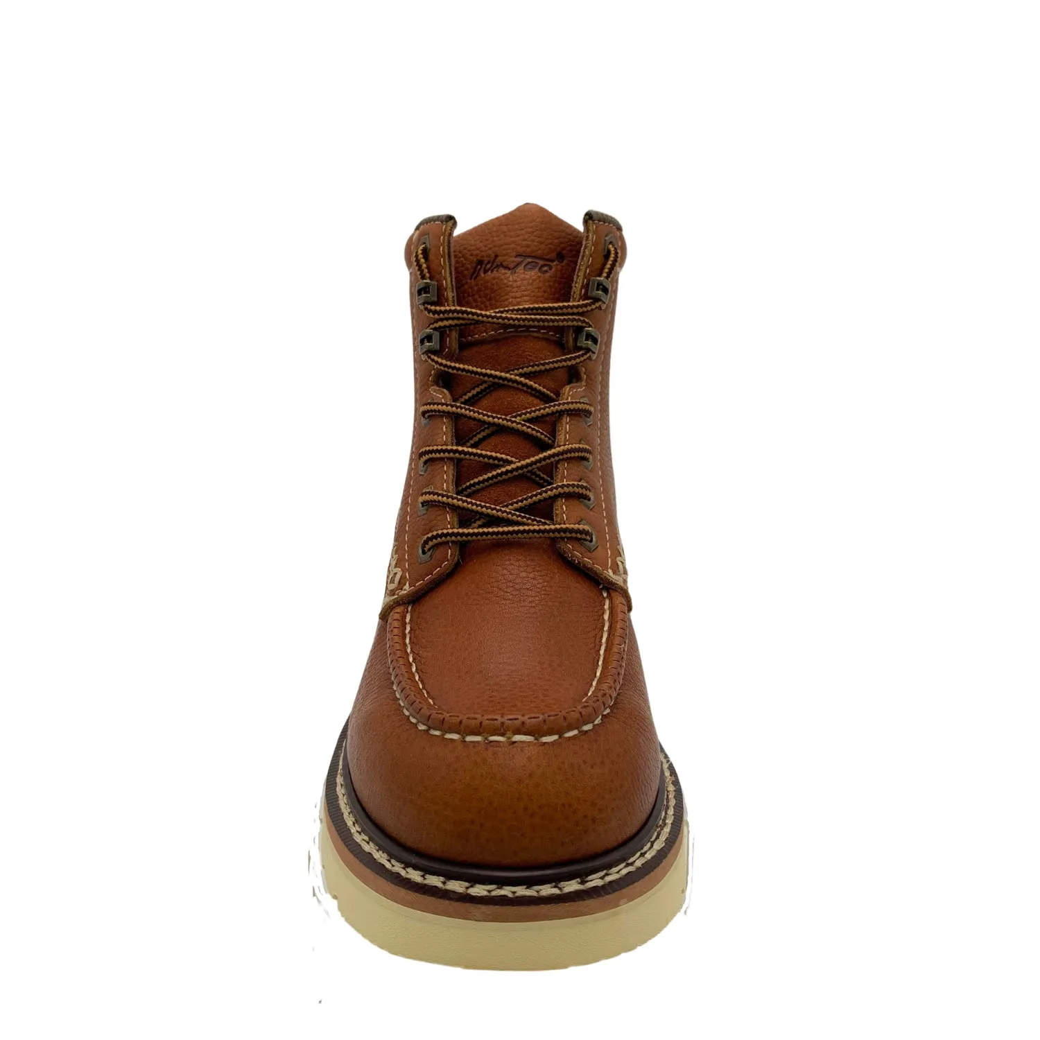 Sure! Here’s an optimized title for the product:

AdTec Mens Apex 8-Inch Steel Toe Moc-Toe Brown Leather Work Boots – Durable Comfort for Tough Environments