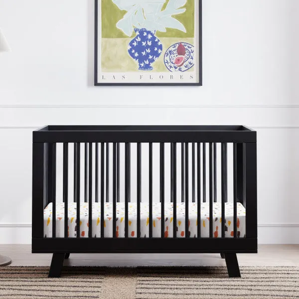 Babyletto Hudson 3-in-1 Convertible Crib with Toddler Conversion Kit - Black
