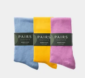 Premium Quality, Calf-Length Bamboo Socks