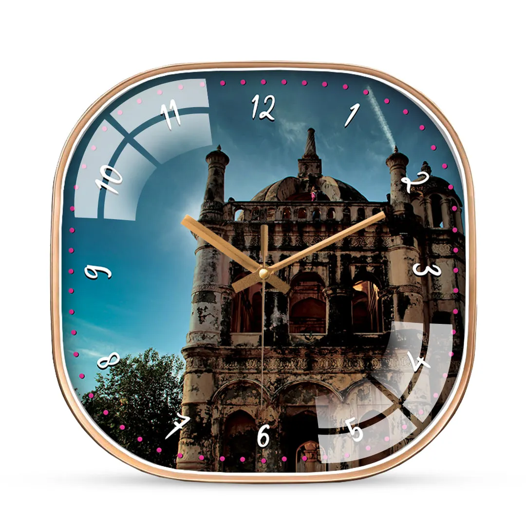 Exquisite Surat Fort-Inspired Wall Clock