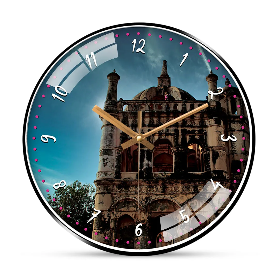 Exquisite Surat Fort-Inspired Wall Clock