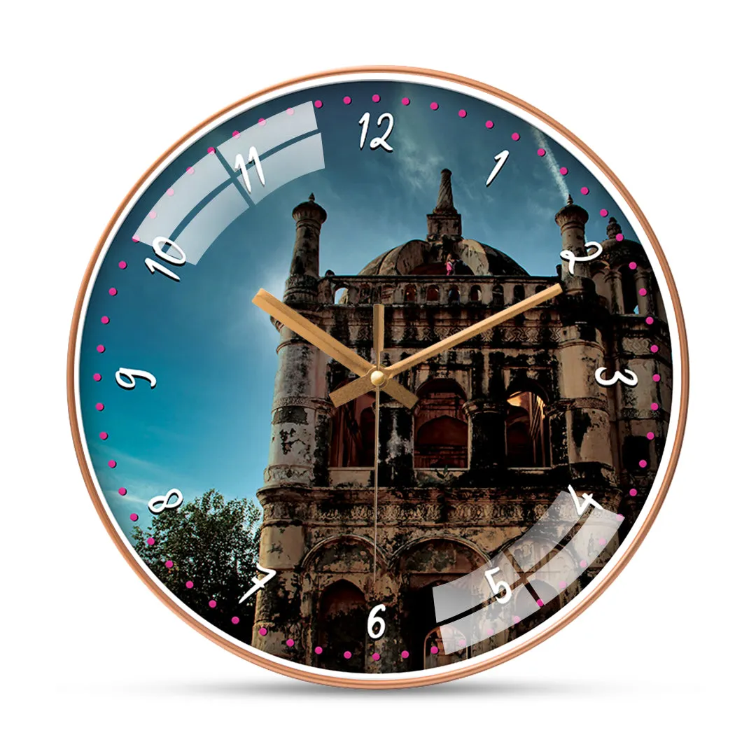 Exquisite Surat Fort-Inspired Wall Clock