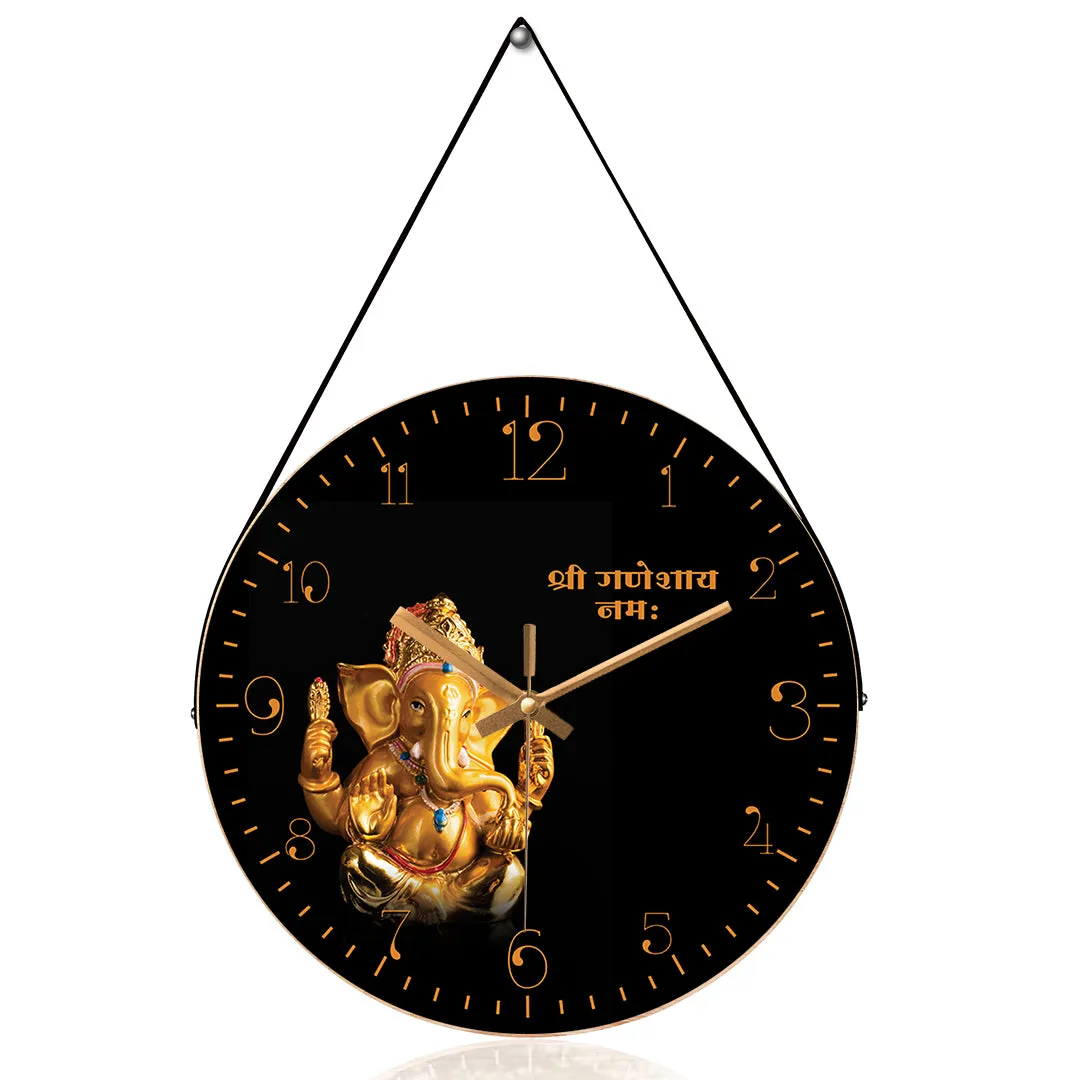 Beautiful ganesha wall clock