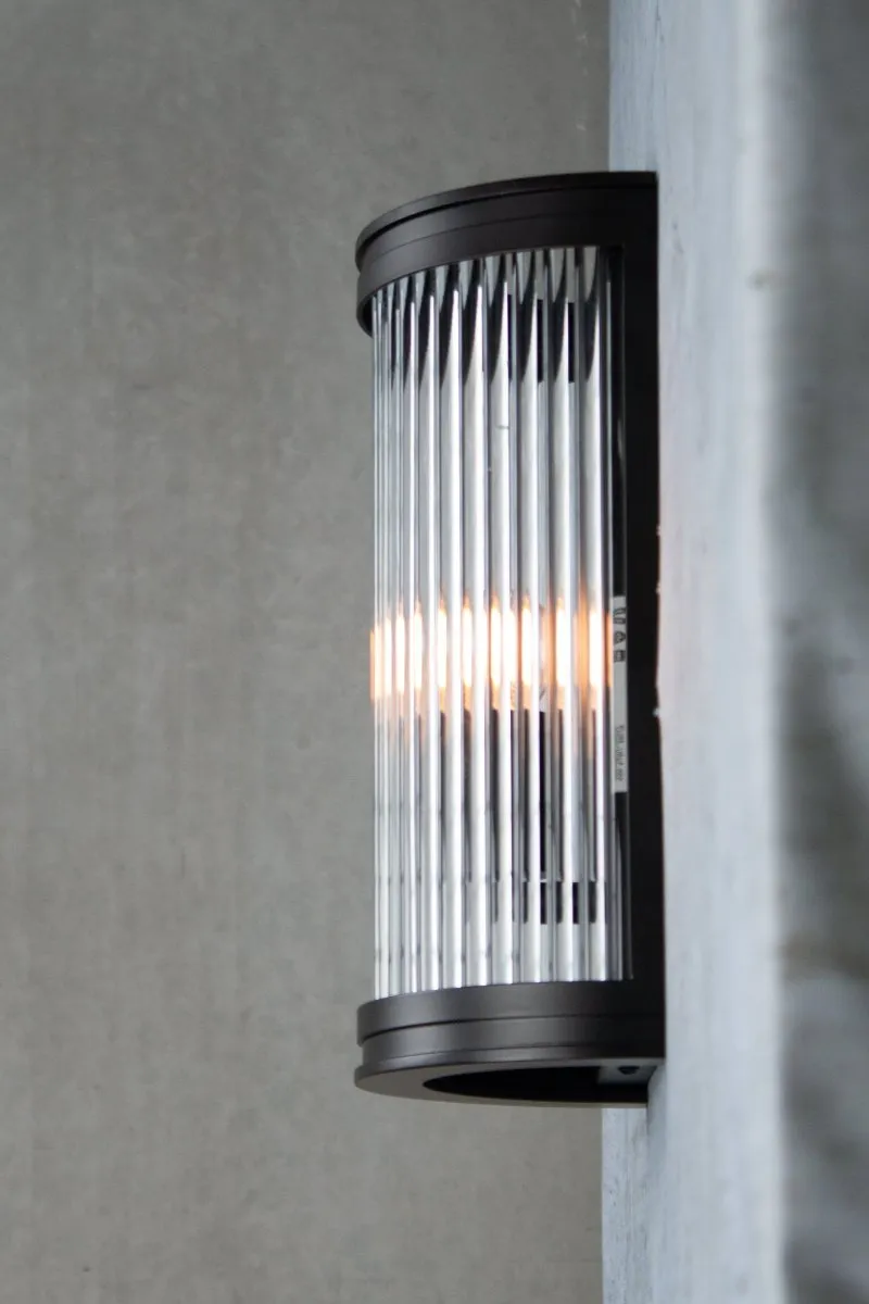 Carver Glass Rod Wall Sconce - Elegant Modern Lighting Fixture