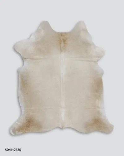 Classic Cowhide - Solid Butter (Approx 1.7 x 2.3m)