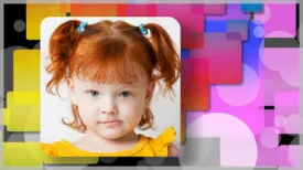 Colorful Squares Slide Styles and Transitions