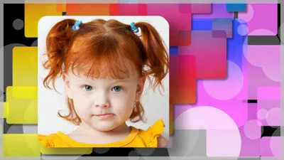 Colorful Squares Slide Styles and Transitions