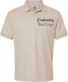 Custom Embroidered Polo Shirt Add Your Personalized Own Embroidery Text & Logo for Adult Unisex Golf T-Shirt