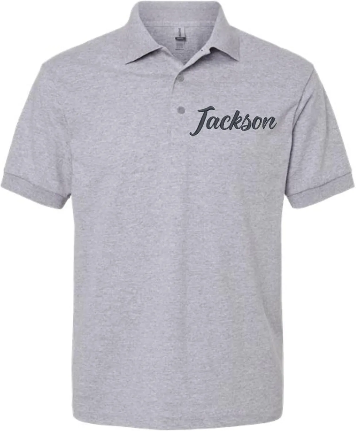 Custom Embroidered Polo Shirt Add Your Personalized Own Embroidery Text & Logo for Adult Unisex Golf T-Shirt