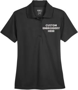 Custom Embroidered Women's Dri Fit Polo Shirt, Personalized Business Logo Shirt, Ladies Performance Polos, Women Golf Shirt