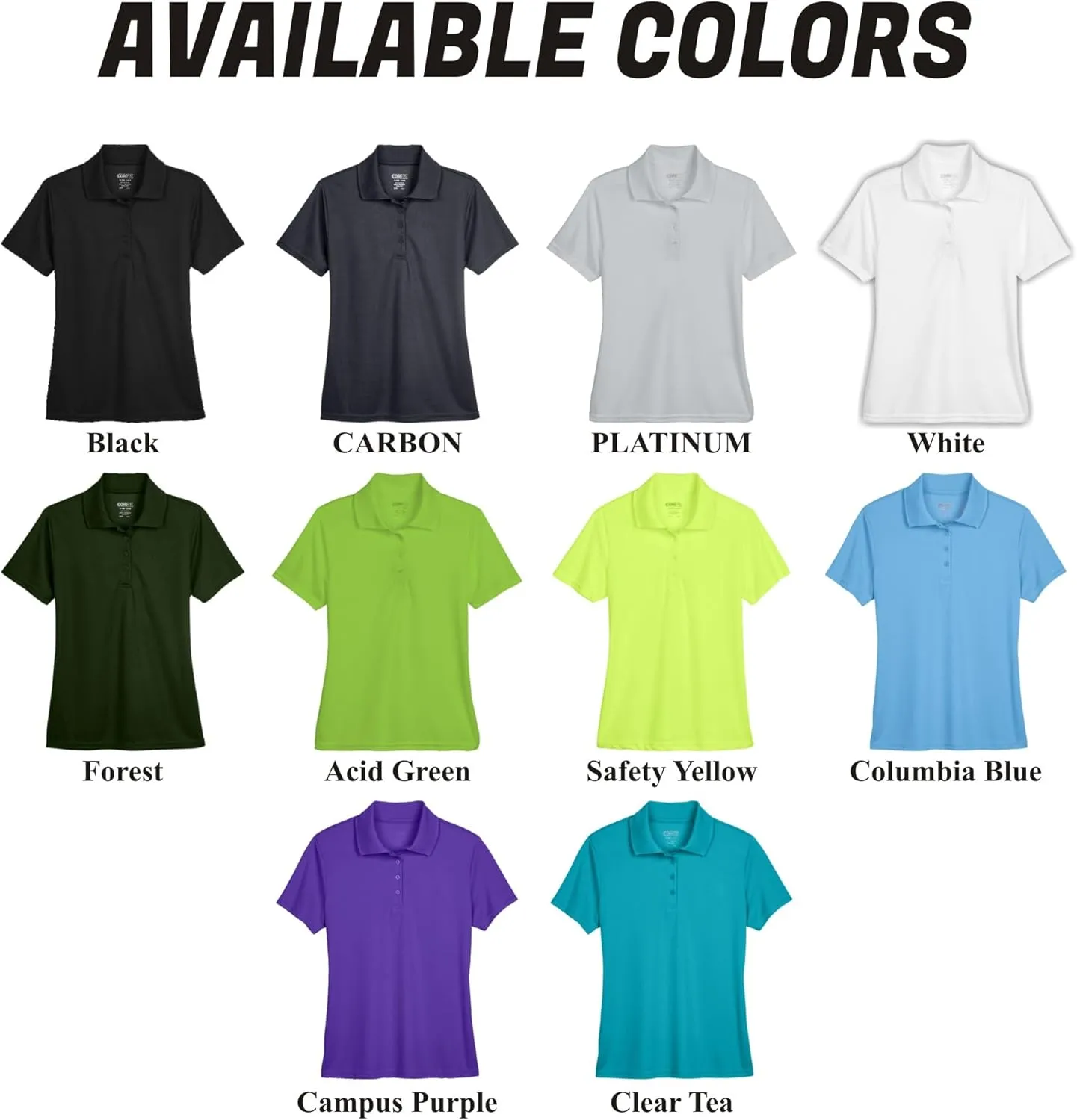 Custom Embroidered Women's Dri Fit Polo Shirt, Personalized Business Logo Shirt, Ladies Performance Polos, Women Golf Shirt