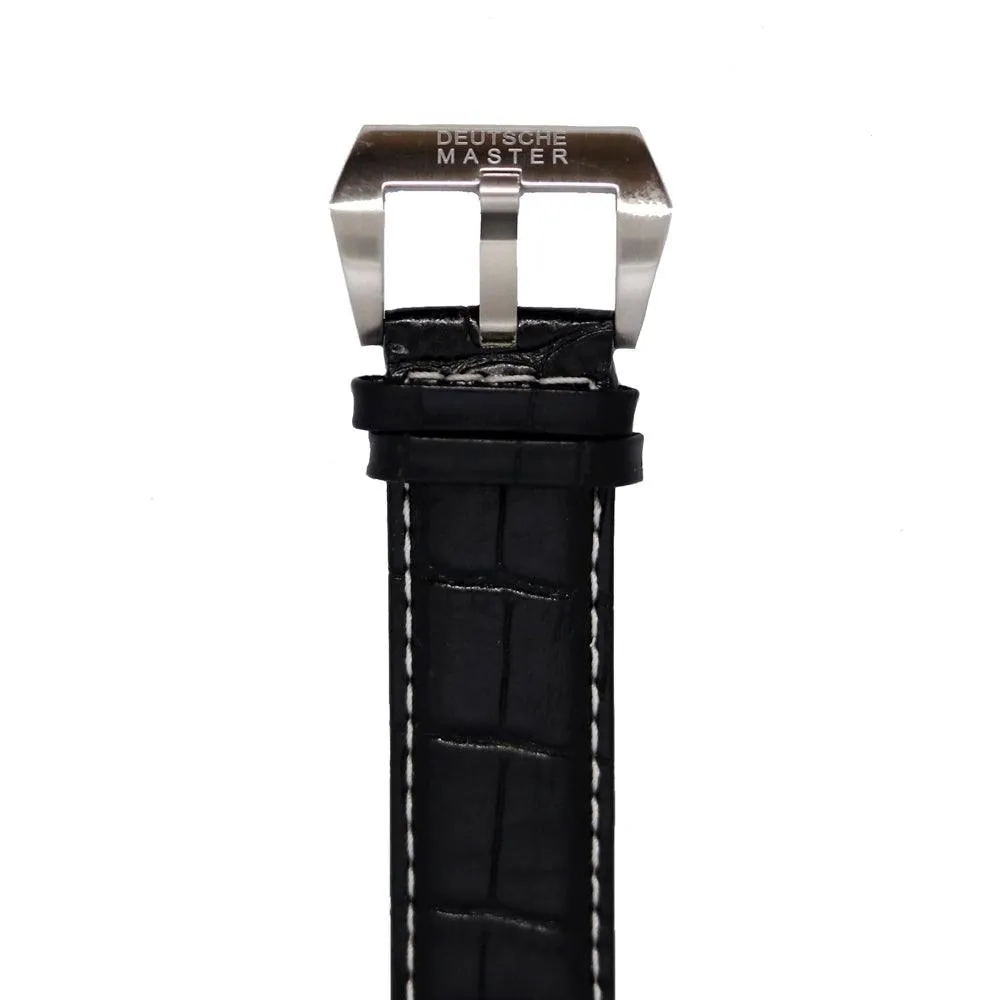 DM1936 DEUTSCHE MASTER High-End Navy Collection Watch, Model U3001/BL - Superior Quality Timepiece