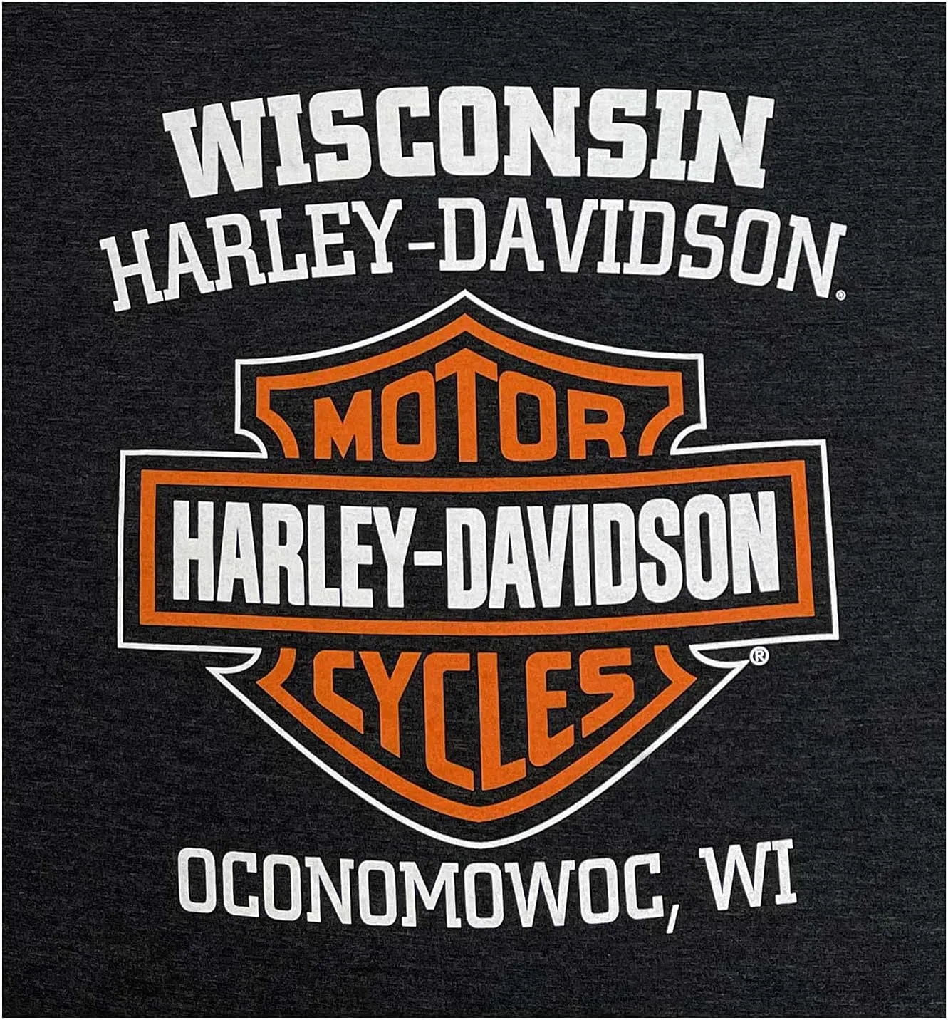 Harley-Davidson Men's B&S Vintage Poly-Blend Short Sleeve Crew T-Shirt - Black