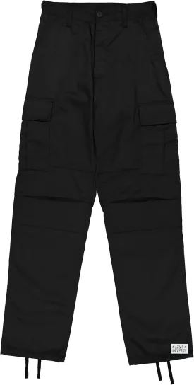 Mens Black Poly/Cotton Military Army Fatigues Work Utility Uniform Cargo BDU Pants