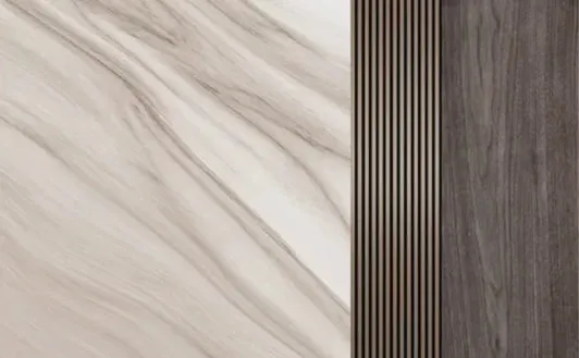 Nordic Leaf Print Modern Wallpaper