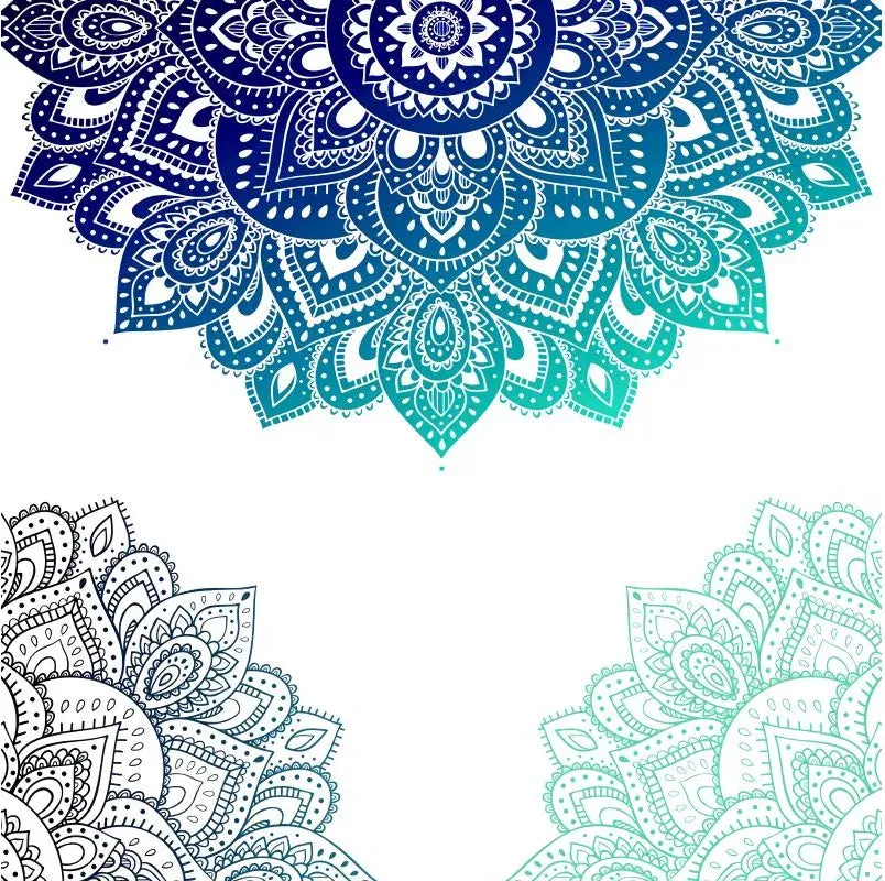 Nordic Leaf Print Modern Wallpaper