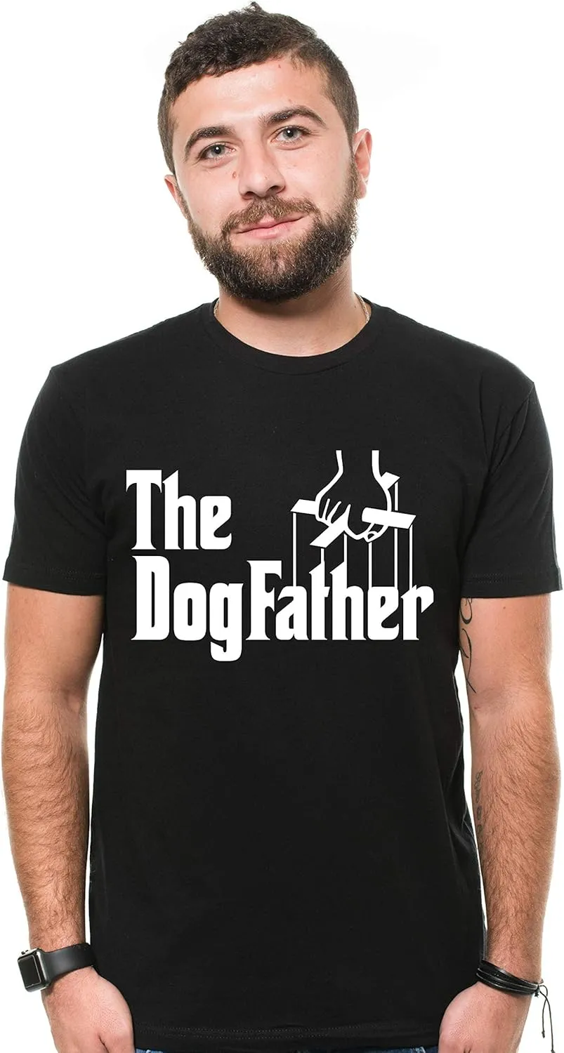 Silk Road Tees Dogfather T-Shirt Pet Lover Dog Owner Tee Shirt