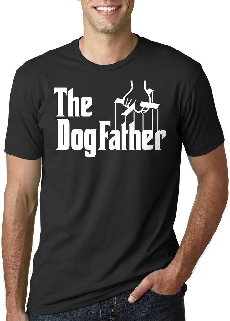 Silk Road Tees Dogfather T-Shirt Pet Lover Dog Owner Tee Shirt