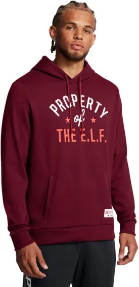 Under Armour Men's Project Rock Red One E.l.f. Hoodie