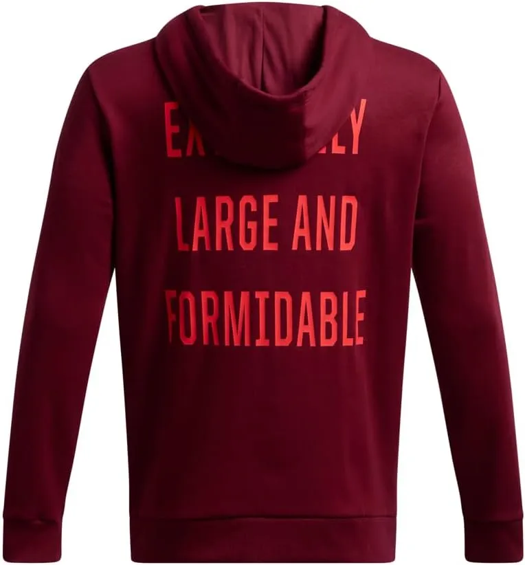 Under Armour Men's Project Rock Red One E.l.f. Hoodie